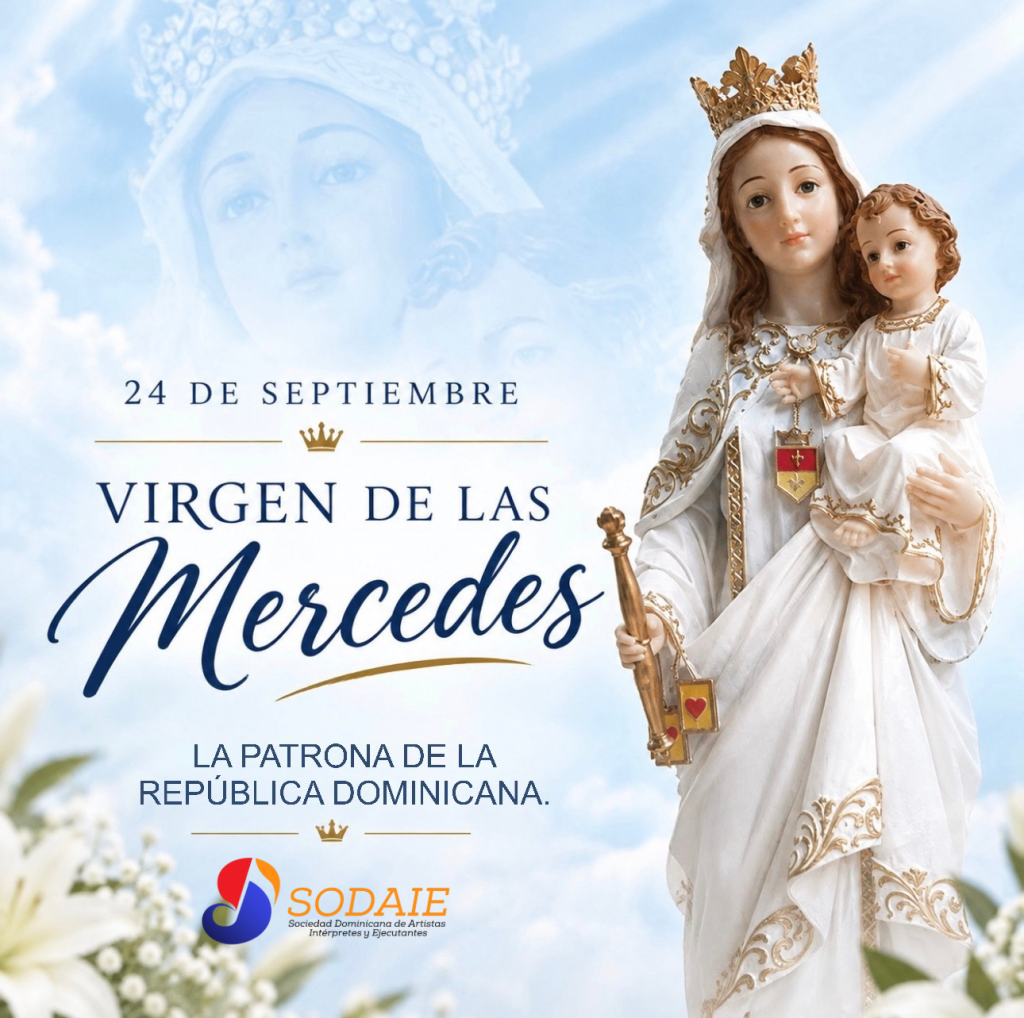 Hoy celebramos a la patrona de la República Dominicana, la Virgen de las Mercedes.